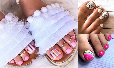 Pedicure na lato - 21 stylowych pomysłów