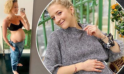 Ciężarna Lara Gessler NAGO w centrum Warszawy. Ktoś napisał: "To nie jest zbyt estetyczne"