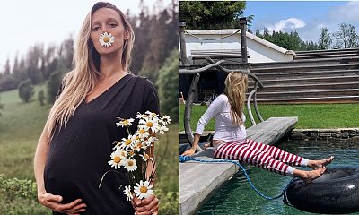 Żona Michała Żebrowskiego pokazała się w bikini w 9 miesiącu ciąży" Matko bosko, jak Ci nie wstyd.." - piszą fani