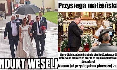 Jacek Kurski wziął głośny ślub kościelny po raz drugi. Internauci tworzą memy