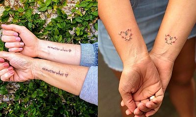 Tatuaże dla mam i córek - kilkanaście pięknych wzorów, które chwytają za serce
