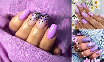 Fioletowy manicure HITEM lata 2020 - galeria najciekawszych inspiracji