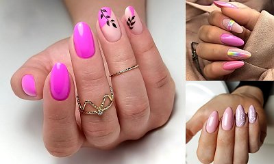 Różowy manicure - 33 najlepsze propozycje