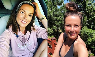 Katarzyna Glinka na zdjęciu topless. Sama pisze o sobie z tamtych czasów: "za chuda". Też tak myślicie?