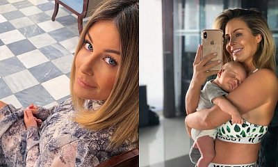 Małgorzata Rozenek ćwiczy narzeka na za duży biust. "Co trzy głowy, to nie jedna"