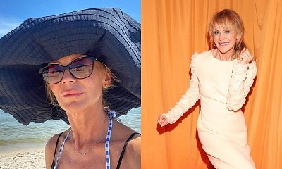 52-letnia Beata Ścibakówna pozuje w bikini na tle morza. Co za figura!