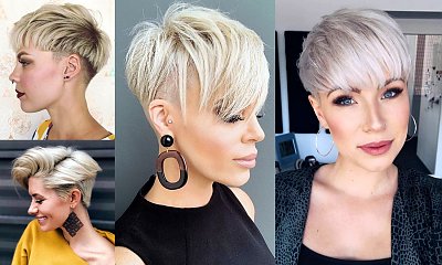 Fryzury pixie i undercut dla blondynek - kilkanaście trendów na jesień
