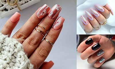 Manicure z dodatkiem brokatu - kilkanaście rewelacyjnych stylizacji