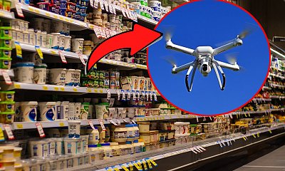 Zakupy z marketu można odebrać... dronami?! To brzmi jak scenariusz filmu o przyszłości!