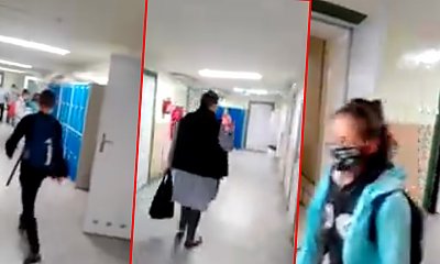 Wtargnął do szkoły i zaczął krzyczeć. Córka błagała, żeby przestał, ale on był coraz agresywniejszy