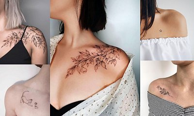 Tatuaż na obojczyk - 21 ultrakobiecych wzorów