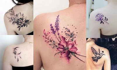 Tatuaże na łopatce - 16 ślicznych i ciekawych wzorów dla kobiet