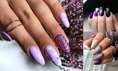Fioletowy manicure - galeria cudownych zdobień