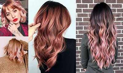 Rose gold - charyzmatyczna koloryzacja włosów na jesień