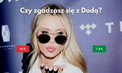 Doda wyśmiewa obostrzenia rządu w związku z koronawirusem. Zgadzacie się z nią?