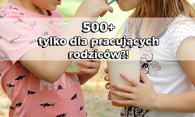 500+ tylko pracujących rodziców? Zdanie Polaków jest szokujące!