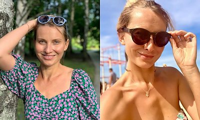 Joanna Moro na zdjęciu topless w ciąży. Chce tak zwrócić uwagę na ważny problem