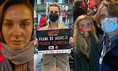 Gwiazdy protestują przeciwko wyrokowi TK na ulicach! Poparły Strajk Kobiet!