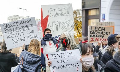 Strajk Kobiet pod sejmem i nie tylko: Są nowe hasła! Coraz bardziej kreatywne!