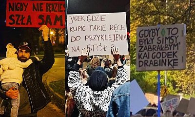 Strajk kobiet: Dziś wszyscy na Warszawę. Oto najciekawsze hasła z transparentów cz. 2