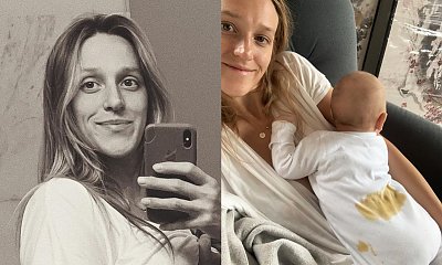 Ola Żebrowska pozuje bez majtek w zaawansowanej ciąży! Kobiety dziękują jej za to zdjęcie!