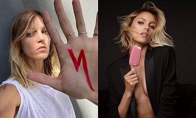 Anja Rubik nago na okładce "Vogue'a"! Wspiera Strajk Kobiet! Ale wszyscy patrzą na wpadkę!