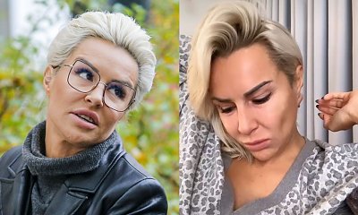 Blanka Lipińska ze łzami w oczach. Internauci komentują jej wygląd: Podobna do kobiety-kota