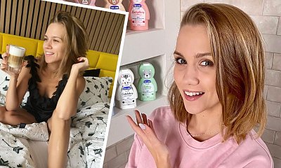 Agnieszka Kaczorowska kusi w skąpej piżamce! Odsłoniła za dużo?