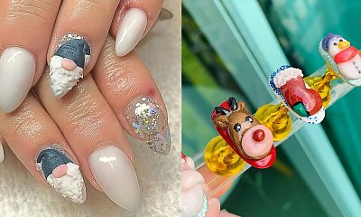 Świąteczny manicure 3D - 15 propozycji
