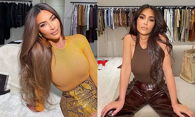 Kim Kardashian w bikini w jacuzzi. Dół od kostiumu to jakiś żart!
