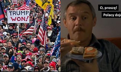 Zwolennicy Trumpa wdarli się do Kapitolu i wywołali zamieszki. Internauci komentują... memami