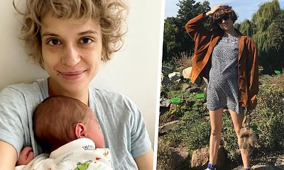 Aleksandra Hamkało pokazała się 2 tygodnie po porodzie! "Taka figura po ciąży? Skandal!" - piszą fani