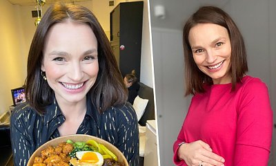 Ania Starmach pochwaliła się ciążowymi krągłościami: "Ktoś tu się zamienia w pączusia". Brzuszek już całkiem spory!