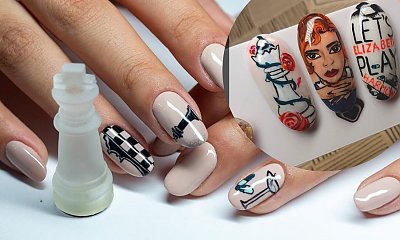Manicure z motywami z serialu "Gambit królowej" - hit sezonu!