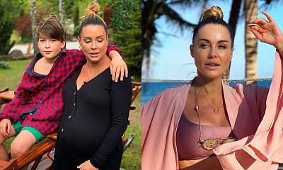 Małgorzata Rozenek w kostiumie 30 kg grubsza - po porodzie! Zdradziła 3 rzeczy, dzięki którym schudła