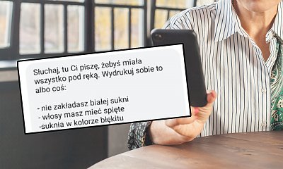 "Za rok będę świadkową, a już dziś dostałam listę zakazów od panny młodej. Żałuję, że się zgodziłam"