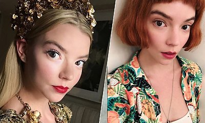 "Gambit królowej": Anya Taylor-Joy odbiera Globa w fenomenalnej zielonej sukni. Robi wrażenie!
