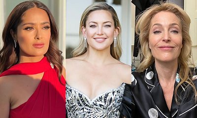 Złote Globy 2021: Najpiękniejsze kreacje gwiazd! Salma Hayek w czerwieni, ale to Gillian Anderson wymiata