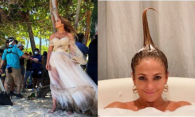 Jennifer Lopez pozuje bez majtek w garniturze pełnym dziur. Wszystko widać? Internauci są w szoku!