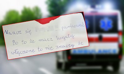 Kierowca karetki z Łodzi wulgarnie zwyzywany. To się nie mieści w głowie!