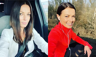 Kasia Glinka w kostiumie kąpielowym z dekoltem do pępka: "seksowna! ale gdzie masz piersi?" - piszą fani
