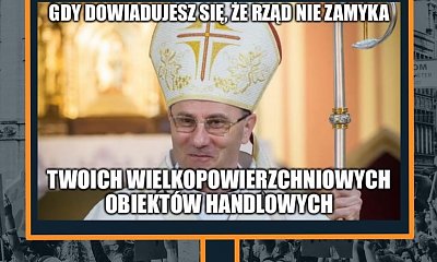 Koronawirus: Kościoły pozostały otwarte! Internauci tworzą memy o lockdownie