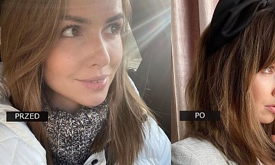 Marta Żmuda Trzebiatowska ma nową fryzurę! Long bob z grzywką i miodowy blond dodały jej delikatności