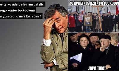 Lockdown w Polsce obowiązuje do 9 kwietnia. Dlaczego? Internauci tworzą memy