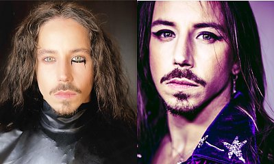Michał Szpak pokazał sypialnię. Stoi w niej królewskie łoże. Wnętrze na miarę galerii sztuki - designersko!