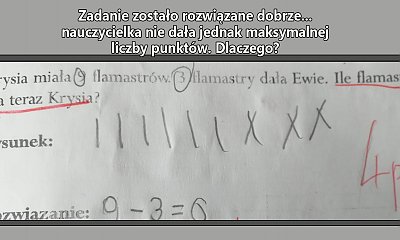Superniania opublikowała zadanie z matematyki i ocenę nauczyciela. Internauci są wściekli