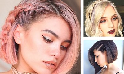 Bob z warkoczem - trendy fryzura na co dzień i na specjalne okazje