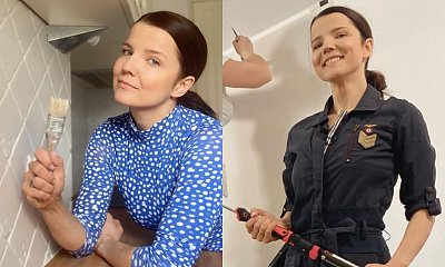Joanna Jabłczyńska sama wyremontowała swoje mieszkanie! Ale najlepsze są talerze na ścianach!