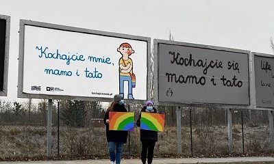 Wojna billboardowa trwa! Kaja Godek atakuje tęczową kampanię.