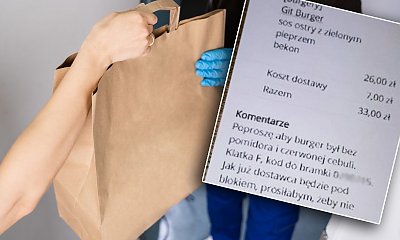 Zamówiła burgera i dodała nietypową prośbę do kuriera. Każdy rodzic zrozumie tę matkę!